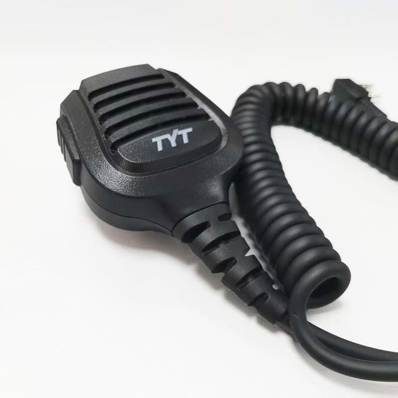 TYT MD390 Walkie Talkie Speaker Mic Shoulder Mic DMR Speaker K Head Dual Pin Microphone