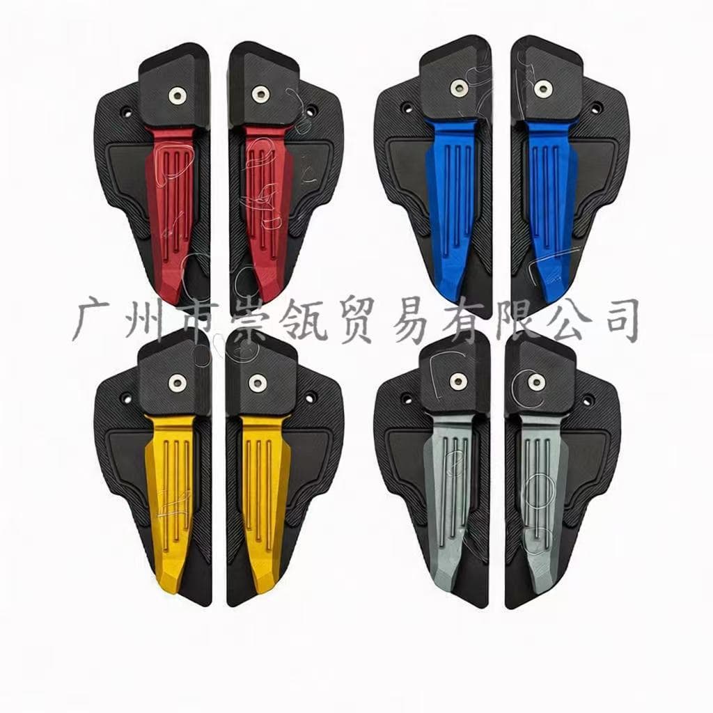 Aluminum Alloy Foot Pegs Modified Folding Motorcycle Accessories Motorcycle Electric Scooter Foot Pegs Vespa Spring 150