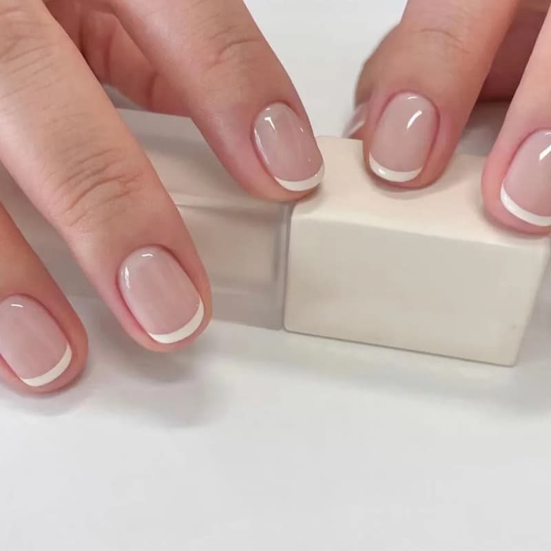 Nude Press-On Nails Fake Nails Finished Press-On Nail Tips Simple Nail Tips