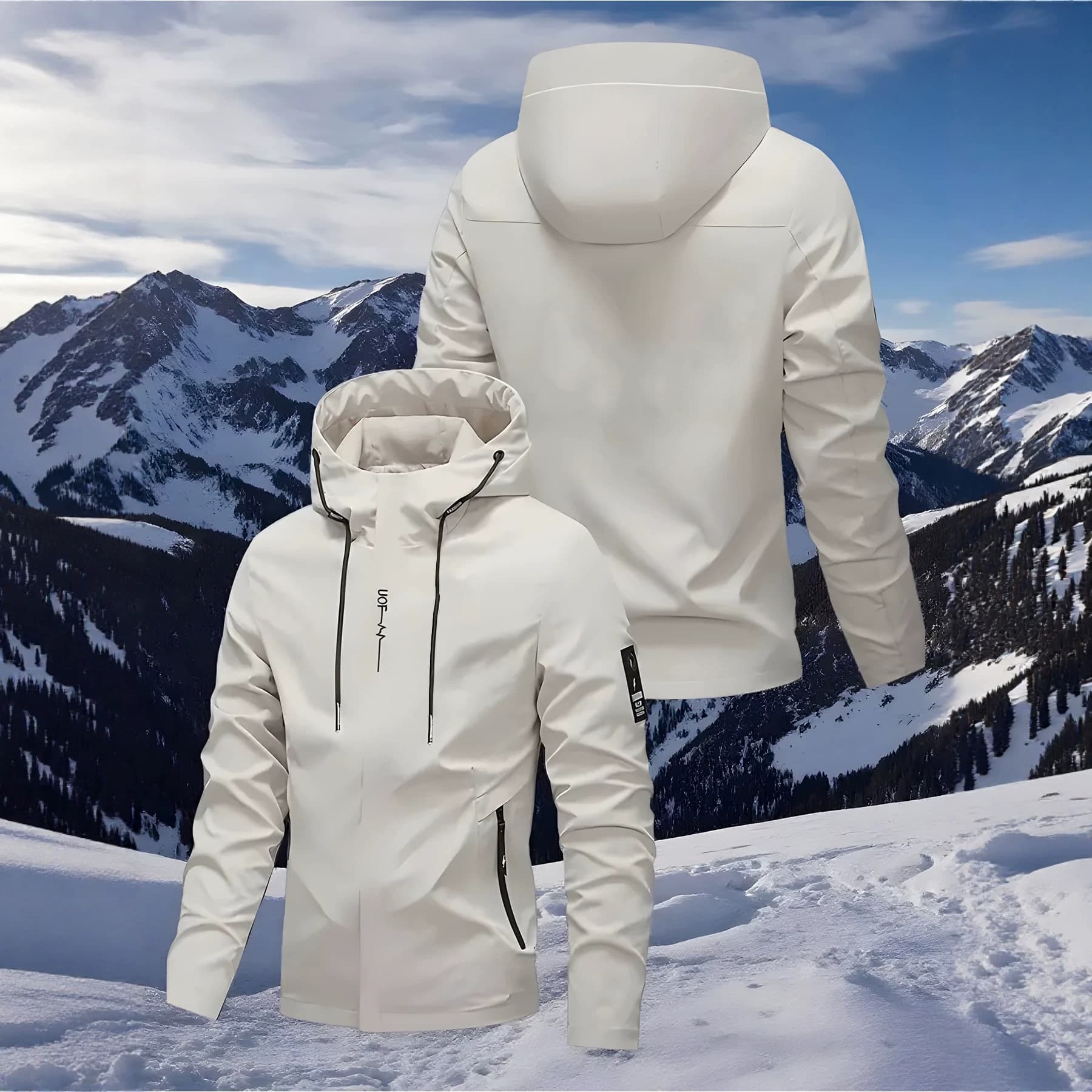 TEMU AliExpress Cross-border European Size Men's American Style Jacket Autumn Winter Hooded Casual Fashion Jacket