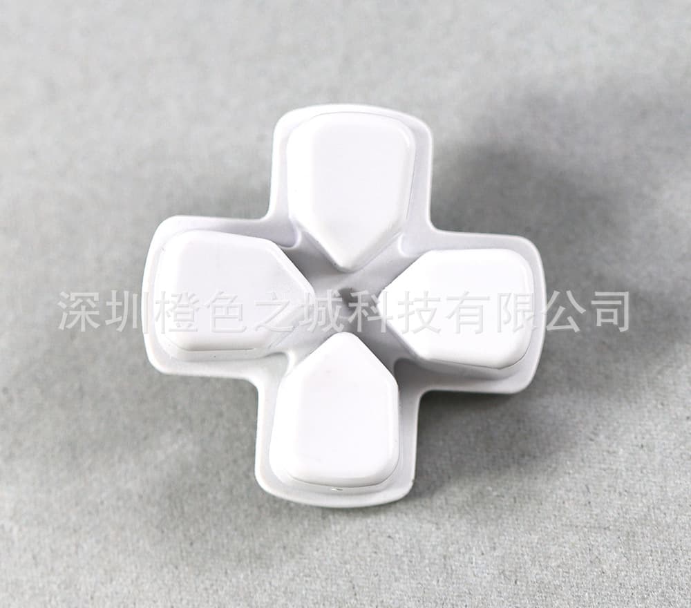 Compatible with PS4 Controller D-Pad Plastic Replacement Solid Color Buttons, PS4 Game Controller D-Pad Four-Color Cross Key