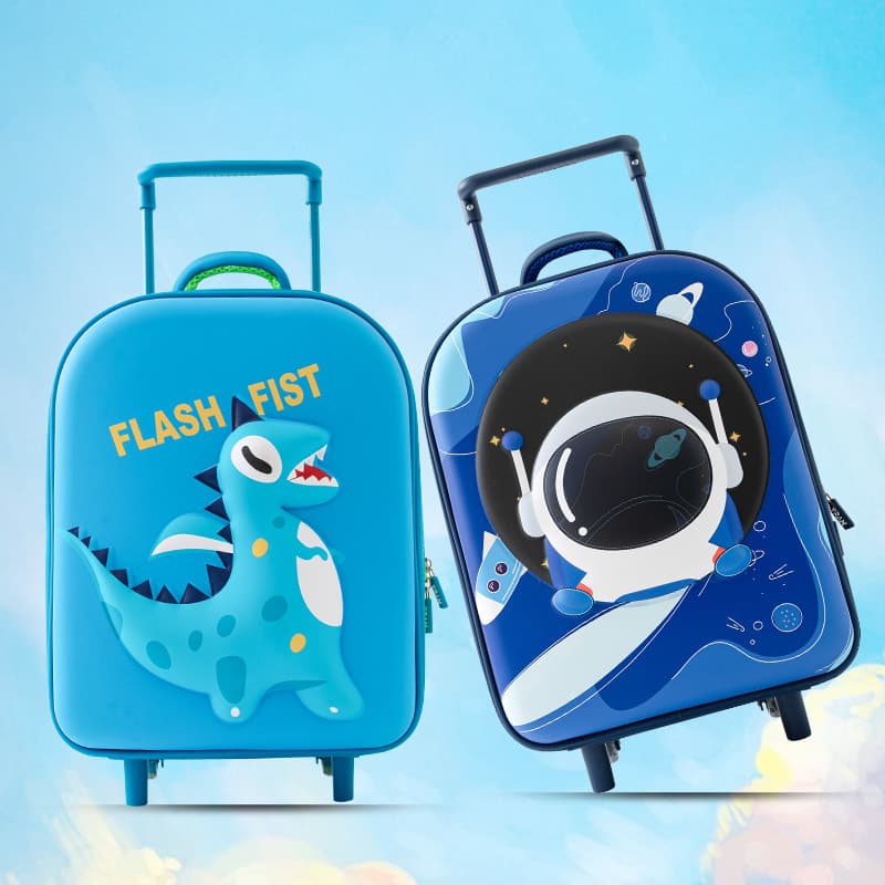 New Children's Trolley Luggage Cartoon Personality Lightweight Large Capacity Kindergarten Baby Travel Suitcase Mermaid Unicorn