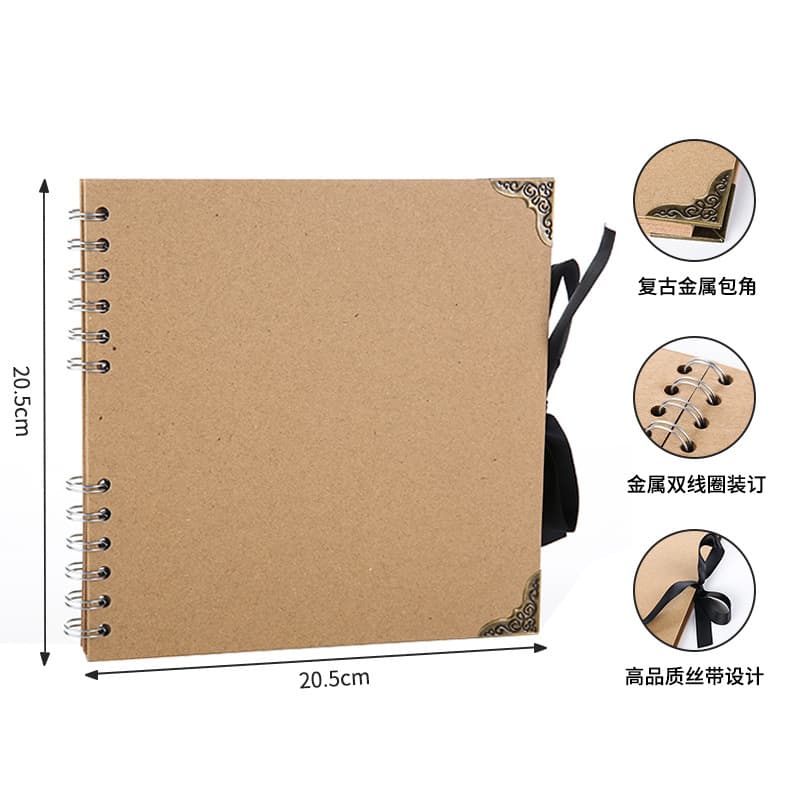 Office Culture / Album / Photo Album - Photo Album 120 Pages for 4x6 Inch Photos Burgundy Faux Leather Cover