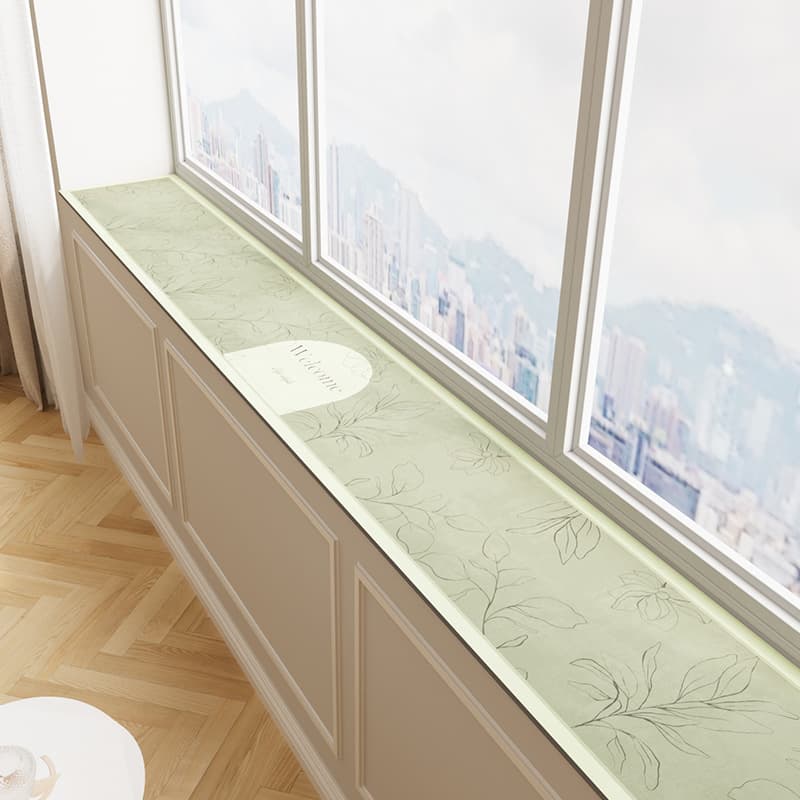Narrow Window Sill Mat Window Ledge Dust Protection Customizable Bay Window Cushion Balcony Universal Absorbent Waterproof Mat