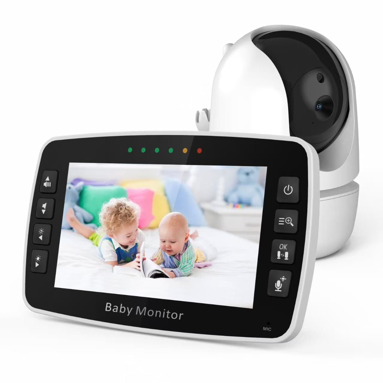 4.3 Inch Baby Monitor with Night Vision and Two-Way Audio