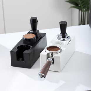 Coffee Machine Portafilter Holder Coffee Portafilter Base Espresso Tamper Distributor Base Coffee Tamping Station Tool