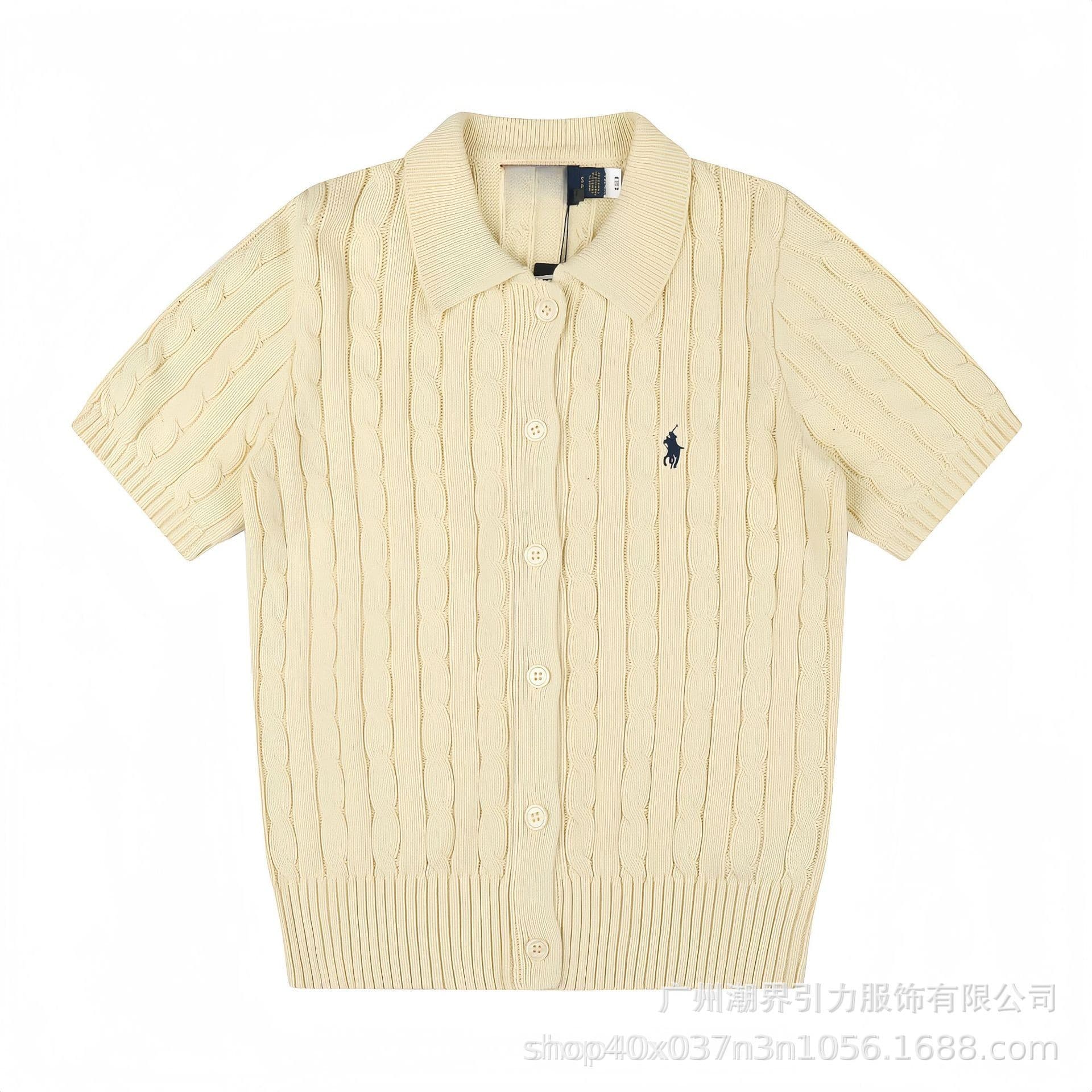 Ralph Lauren embroidered chest logo horse knit sweater, long sleeve, short sleeve, cardigan, half-zip knit sweater