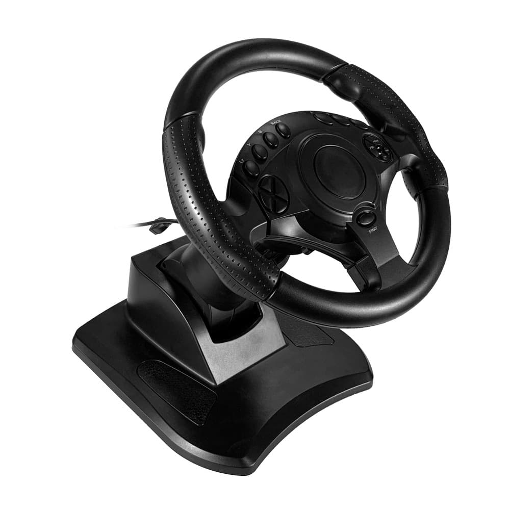 Factory Direct 270-Degree Steering Programmable 7-in-1 Gaming Steering Wheel Compatible with SWITCH/PS4 Multi-Platform