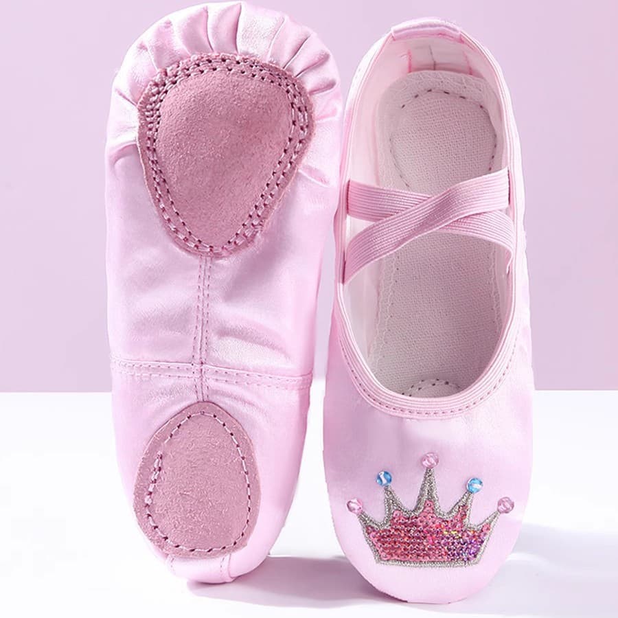 Children's girls' dance shoes soft-soled cat paw dancing shoes, practice shoes, kids' toddlers Chinese dance girls' ballet wholesale