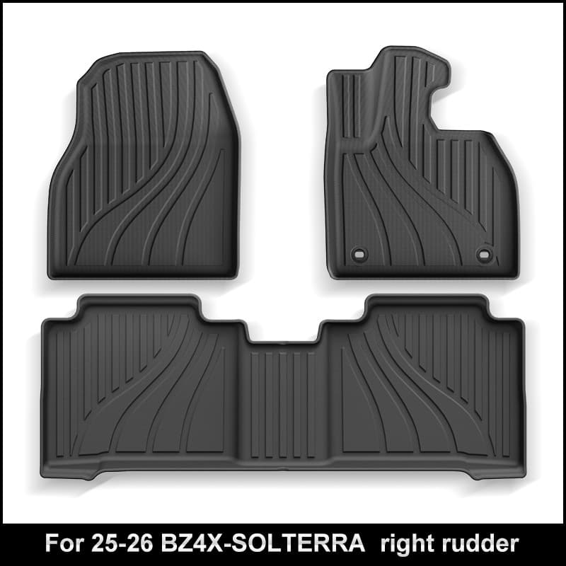 TPE Floor Mats and Trunk Mat for 2025-2026 Toyota BZ4X / Subaru SOLTERRA