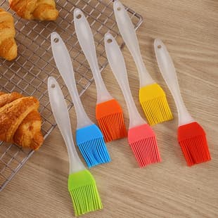 Silicone Oil Brush Small BBQ Brush High Temperature Resistant Non-Shedding Kitchen Baking Tool Cake Oil Brush Seasoning Brush Household