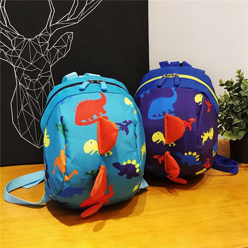 Cute Cartoon Dinosaur Children's Backpack Prevent Lost Baby Bag Small Size Backpack For Toddlers Nursery Students