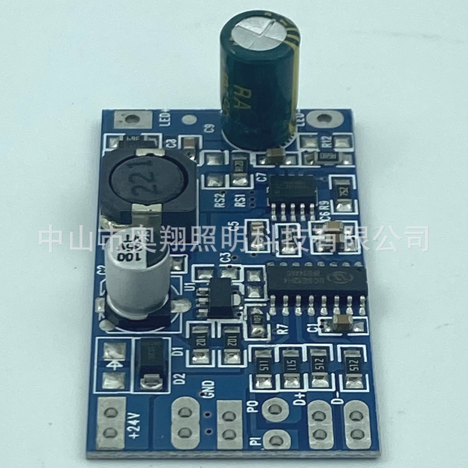 50*28*11 Driver Decoder Board 300mA DC24 Input Single Channel DC36-48V Output Boost 512 Driver