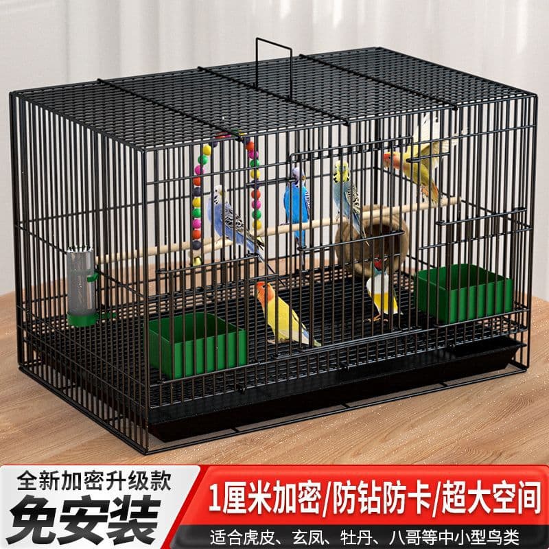 Large Bird Cage for Home, Parakeet, Myna, Cockatiel, Finch, Lovebird Cage, Breeding Cage, Clearance Sale