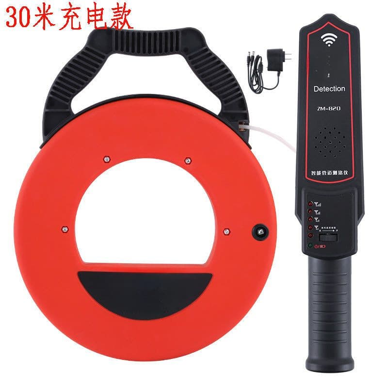 Zemia Pipe Blockage Detector with High-precision Radio Detection for Conduit Unblocking and Wire Threading
