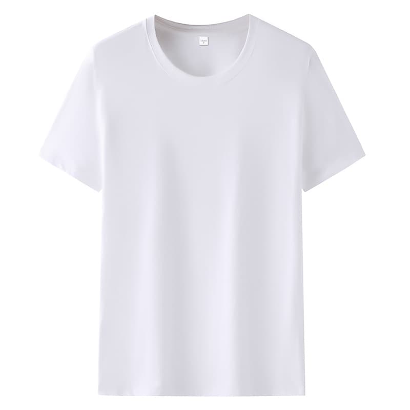 Pure Cotton Heavy-Weight Home Half-Sleeve Loose Fashionable New Short-Sleeve T-Shirt Men's Summer Trendy Handsome Round Neck All-Match Hong Kong
