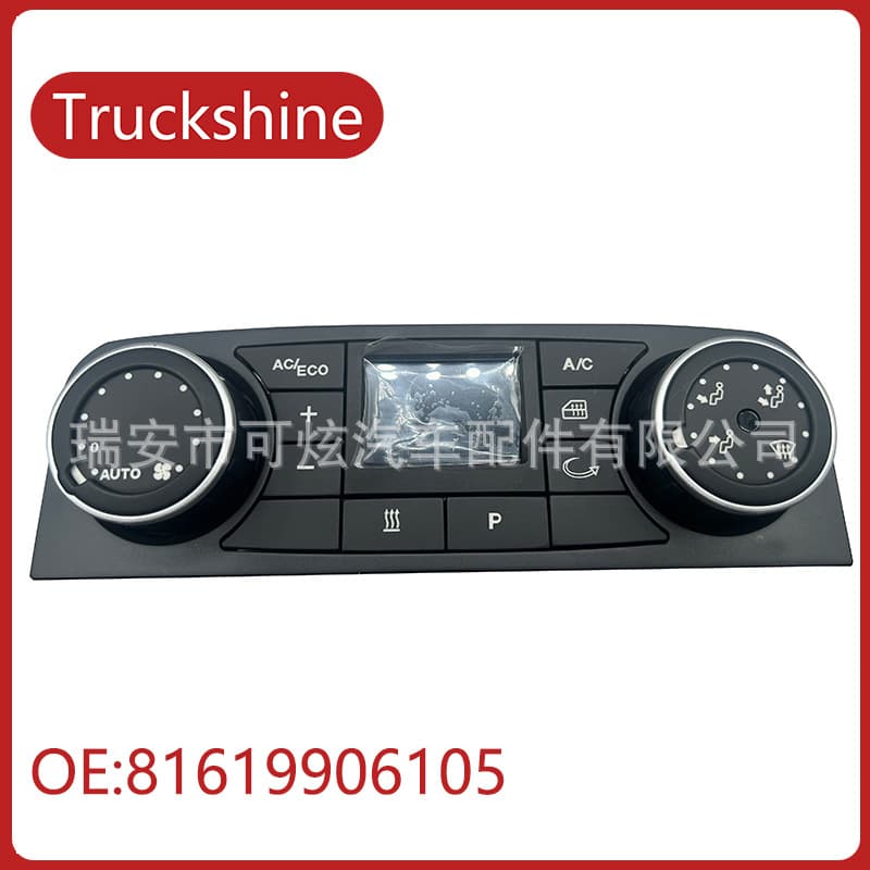For MAN TGS TGX Truck Fire Truck Air Conditioning Control Panel 81619906105