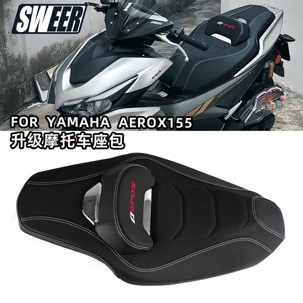 Compatible with 21-24 Yamaha AEROX SPORTS X155 Modified Seat Cushion Aerox155 Seat Bag nvx155 Seat Cushion
