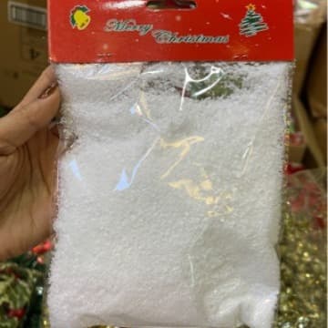 8g Foam Snow Powder Christmas Artificial Snow Scene Decoration Props Christmas Tree Decor Snow Powder Fake Snow Foam Powder