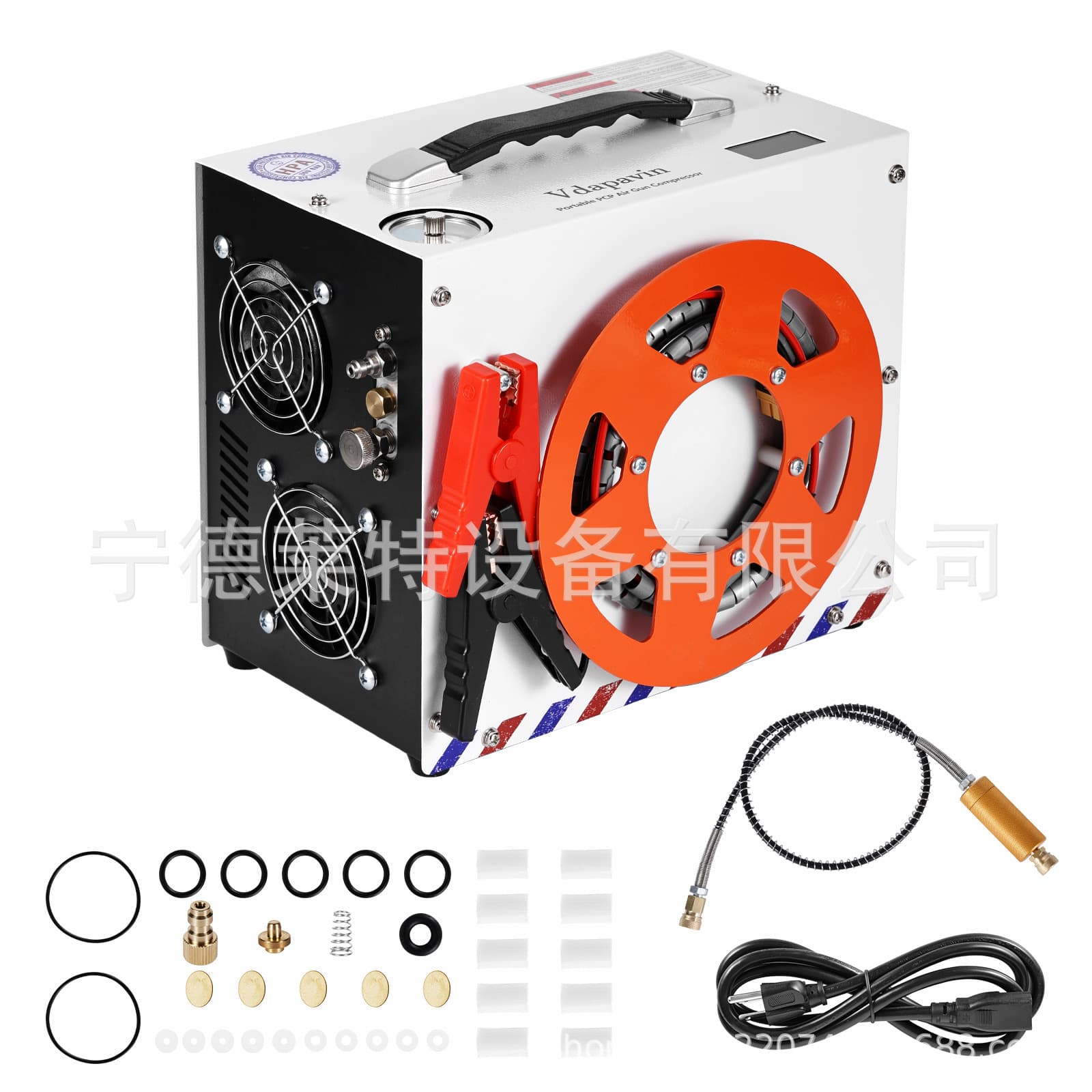 Built-in 12V Car High Pressure Air Pump 30MPa Inflator Compressor 4500PSI Air Pump 40MPa