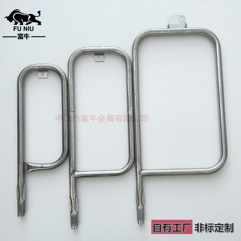 Factory Direct BBQ Grill Stainless Steel Fire Tube Burner P-Type Burner Grill Accessories Gas Fire Row Stainless Steel Stove