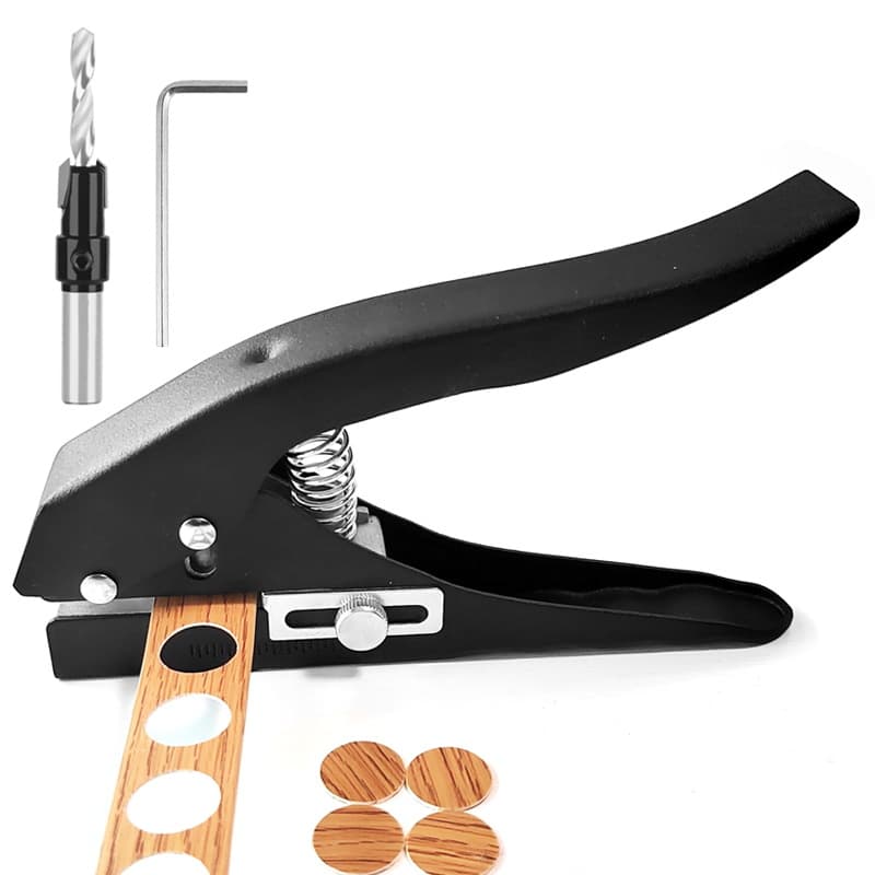 12mm flat beveled edge strip puncher heavy-duty 8mm hand puncher woodworking punch pliers metal handle