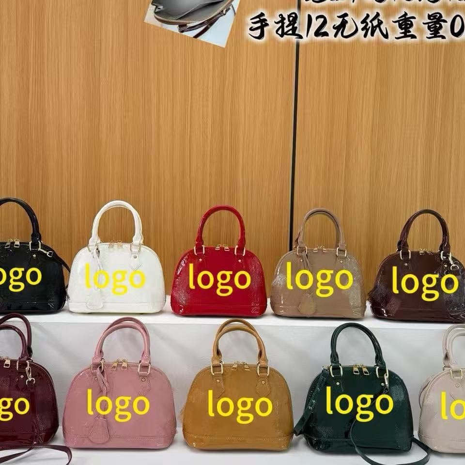 New Women's Handbag from Export Factory: Vintage Monogram Shell Bag, Crossbody Bag, Small Bag, Fashionable Handbag