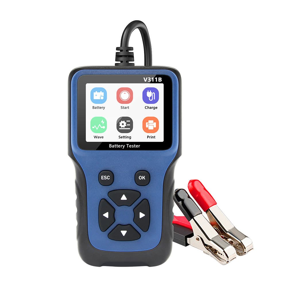 V311B Portable 12V Car Battery Tester Charger