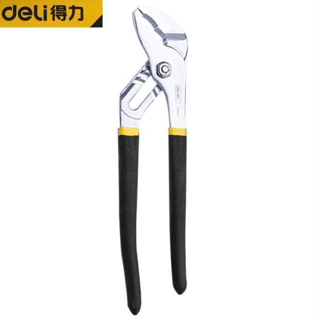 Deli DL2612 universal wrench pliers effective tool water pump pliers plumbing pipe repair pliers high carbon steel household