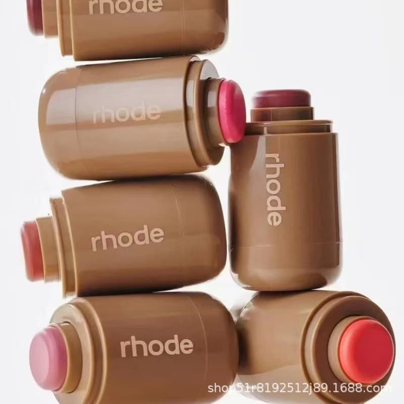 Rhode Skin New Blush Stick Hailey Piggy/Freckle Lip and Cheek Dual-use Blush Cream