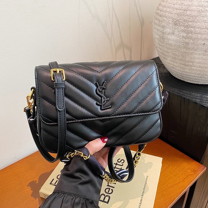 French style small square bag, new high-end women's bag, fashionable small shoulder bag, trendy brand same style shoulder bag for women