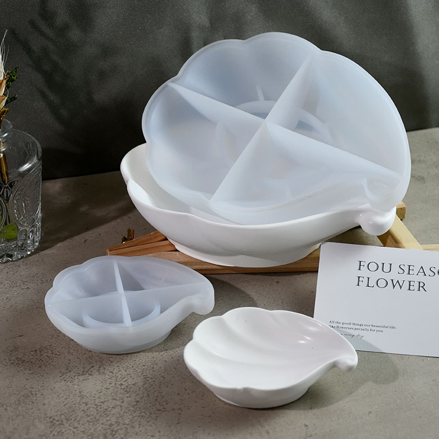New DIY Resin Mold Simple Cloud Storage Tray Silicone Mold INS Home Storage Cross-Border Supply
