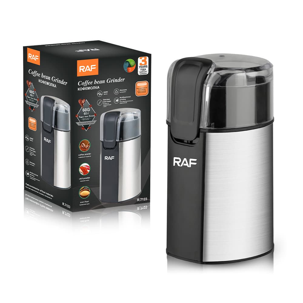 RAF European Gauge Foreign Trade Portable Bean Grinder Household Automatic Coffee Bean Flour Grinder Dry Grinder