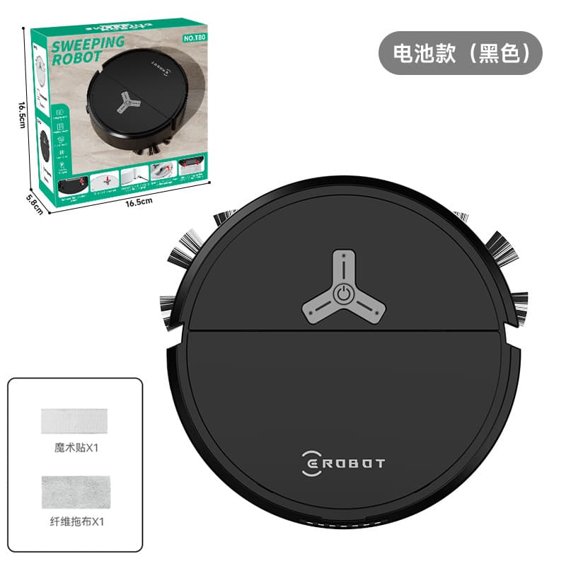 2025 Cross-border Exclusive Home Mini Sweeping Robot Smart Sweeping and Mopping Integrated Fully Automatic Cleaning Sweeper