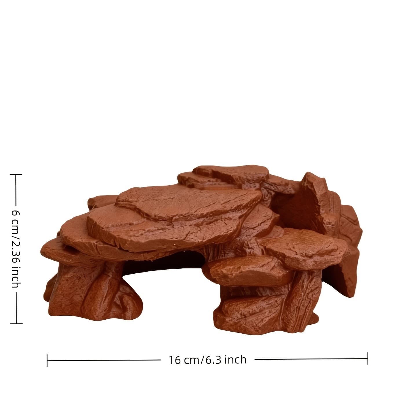 3D Printed Cross-Border Best-Selling Reptile Rock-Like Hideout Cave for Turtles and Reptiles Decorative Hiding Spot