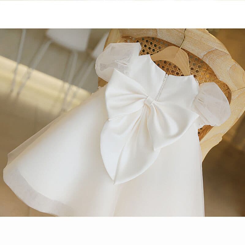 Baby Girl 1st Birthday Dress Summer High-End Infant Children's Birthday Party Gown Little Princess Flower Girl Dress