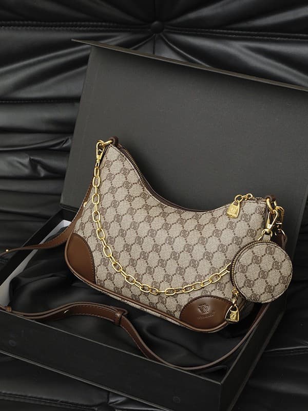 Presbyopia Dumpling Bag Luxury Underarm Bag Chain Premium Women's Bag 2025 New Retro Shoulder Crossbody Bag