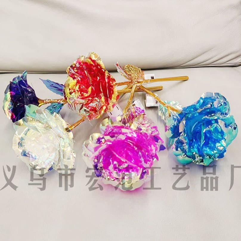 Foil Flower Gift Box for Women's Day and Valentine's Day Gift Activity Small