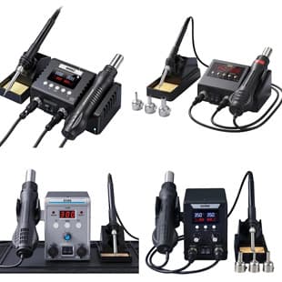 Factory Direct Supply 8586D Hot Air Gun Soldering Station 2-in-1 Industrial Grade Phone Repair Soldering Iron Desoldering Station Kit