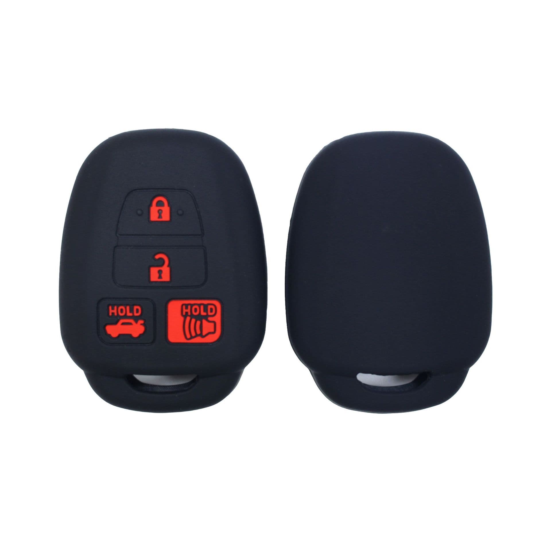 Silicone Key Case Cover for Toyota Camry, Imported Prado 2700, Hiace, Land Cruiser