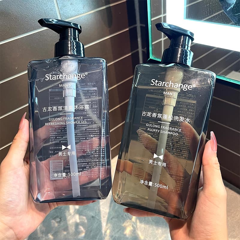 Starchange Cologne Fragrance Set: Long-lasting scent, oil-controlling, fluffy, refreshing, and oil-removing men's shampoo and shower gel.