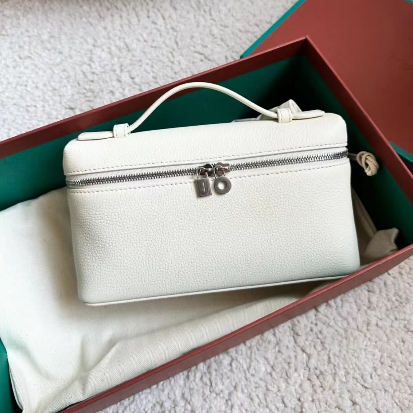 Cross-border 2026 new LP19 bag lunch box bag shoulder crossbody portable simple fashionable lightweight square small bag