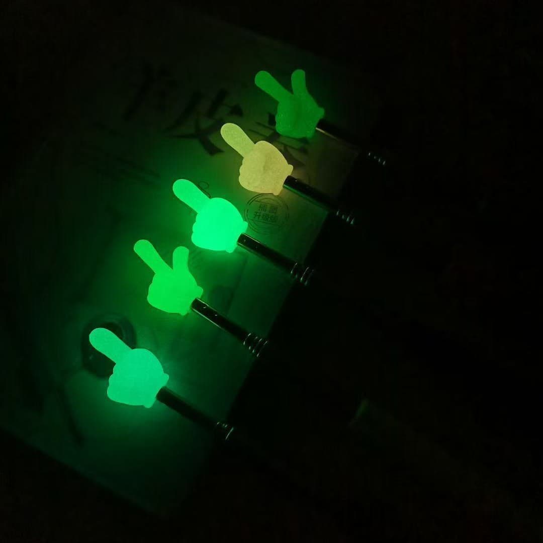 Glow-in-the-dark telescopic reading pointer, children's reading finger stick, teacher's pointer, factory wholesale teaching tool