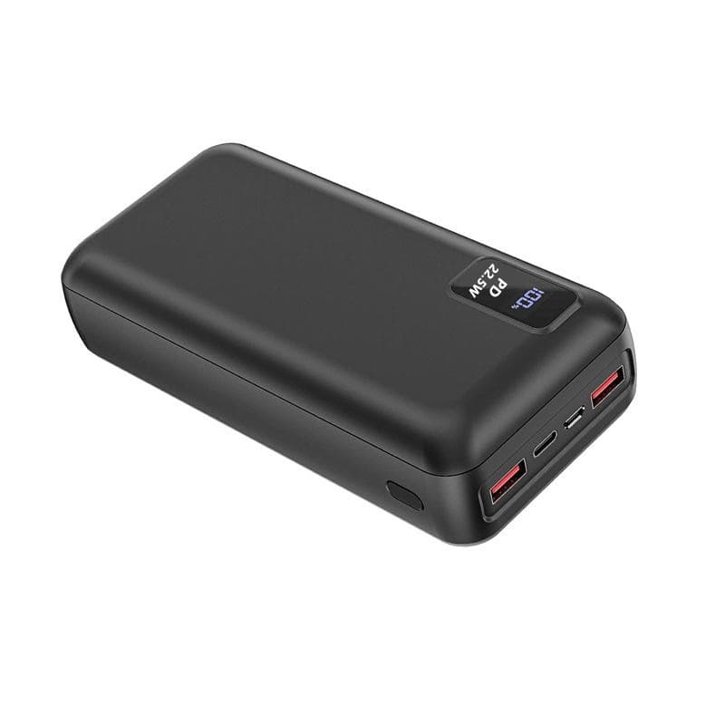 Cross-border PD22.5W fast charging portable large capacity digital display power bank 30000 mAh flash charging mobile power supply hot sale