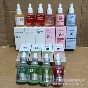 Peach 70% Niacinamide Serum Essence Toner 30ml, Houttuynia Cordata Quercetin Facial Cleanser