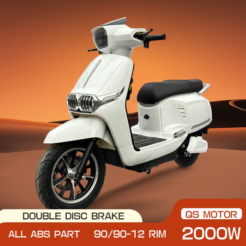 High-Performance Electric Scooter Long Range Large Pedal Battery Scooter Adult Electric Vehicle Licenseable Electric Motorcycle