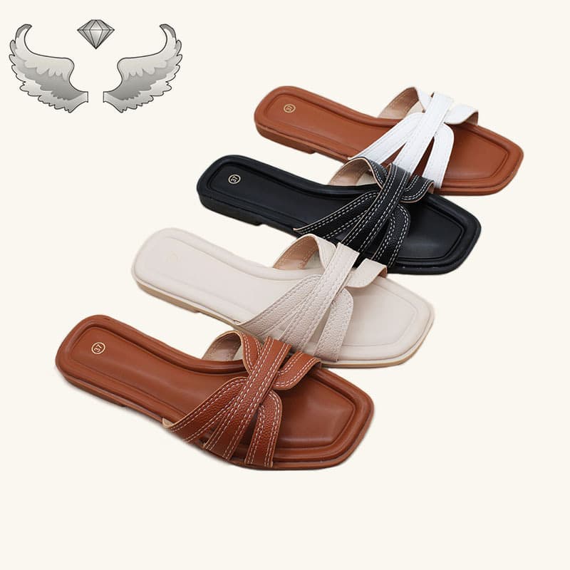 Maldives foreign trade direct sales flat slippers women's casual all-match shoes Ladies slippers