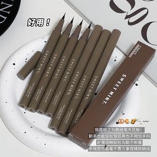 Sweet Mint Fine Tip Eyeliner Pen for Women, Ultra-Fine Soft Tip, Waterproof, Sweat-Proof, Non-Smudging, Under-Eye Brightening Liquid Eyeliner