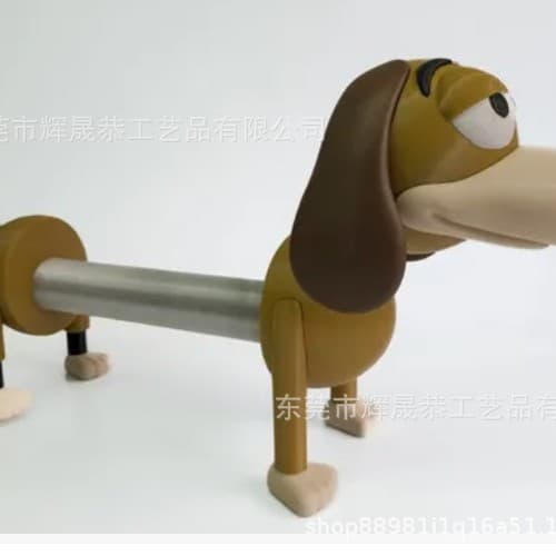 Cross-Border New Model Slinky Paper Towel Holder Elastic Dog Paper Towel Holder