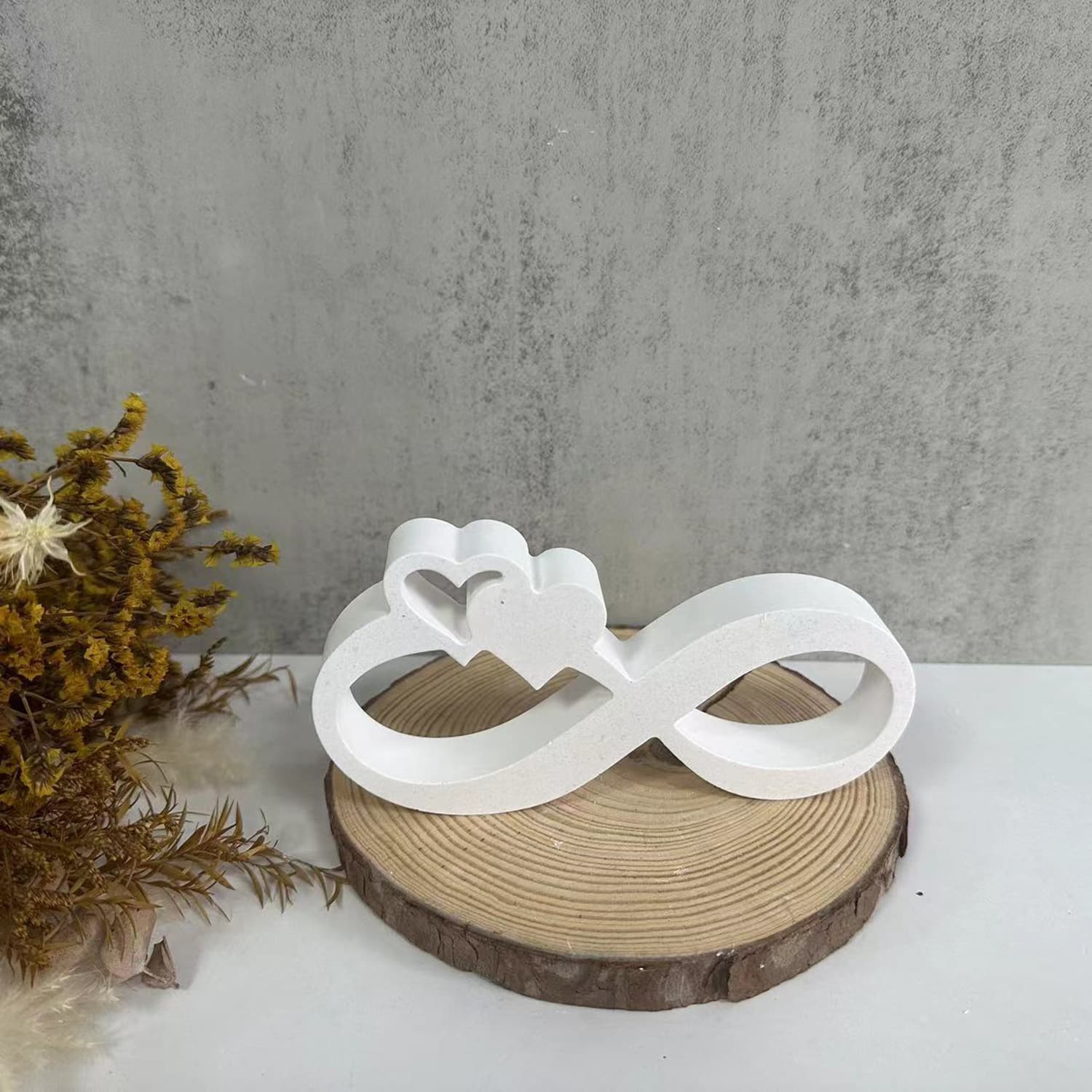 Ribbon love ornaments silicone mold love ribbon aromatherapy plaster mold decorative candle mold